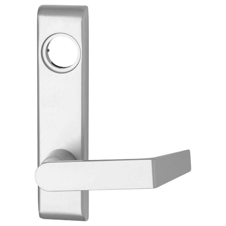 Falcon Exit Trim, Night Latch, Dane Lever, Less Cylinder, SP28, RHR 912L-NL SP28 DANE RHR